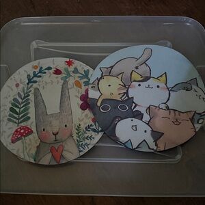 Cute Animal mousepad set